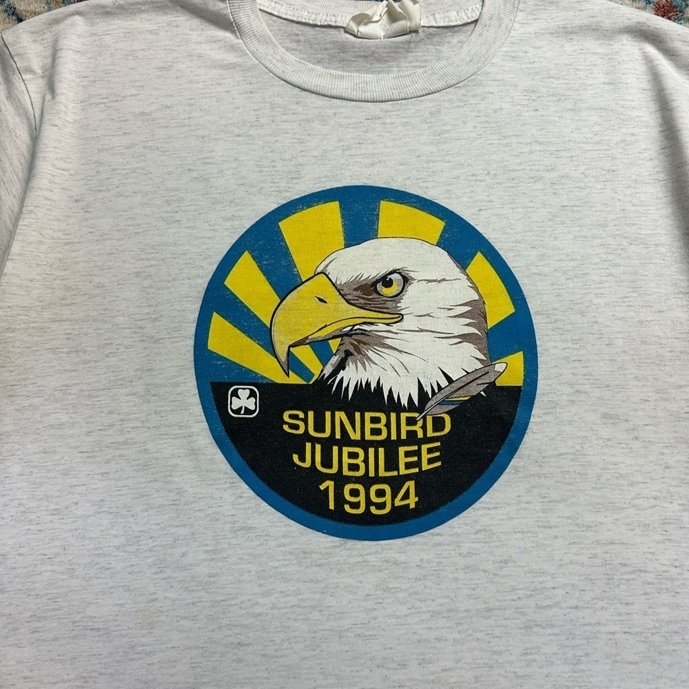 Vintage Sunbird Jubilee Eagle Girl Guides T-shirt Size XL - Picture 4 of 7